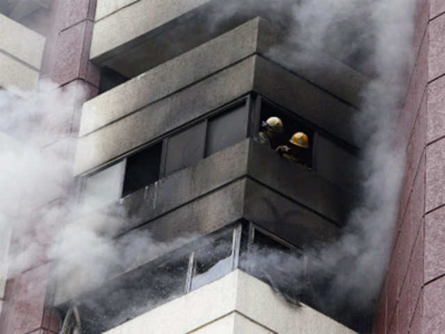 Fire at condominium unit in Legazpi, Manila