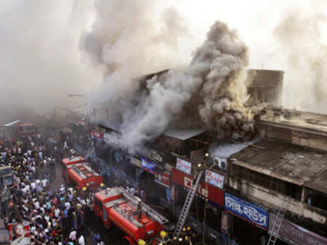 Kolkata's iconic Hatibagan market gutted in fire