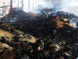 Hatibagan market reduced to ashes