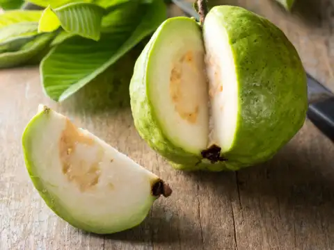 Guava, banana, and spinach