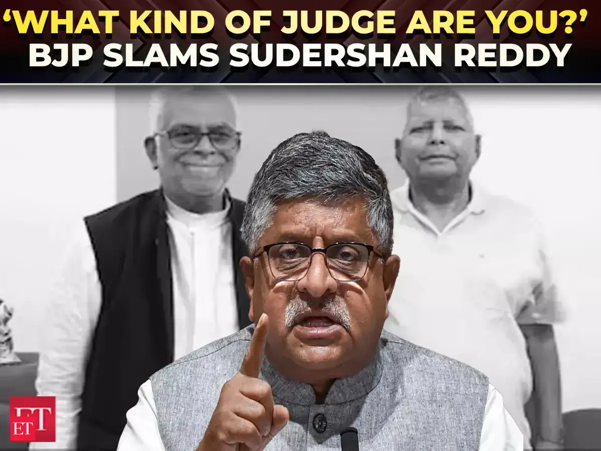 'This is hypocrisy…': BJP slams INDIA Bloc VP Candidate Justice Reddy ...