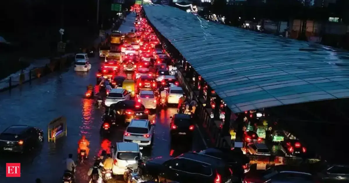 Delhi–Gurgaon drive riddled with flaws: Study flags RTR stretch as major traffic nightmare