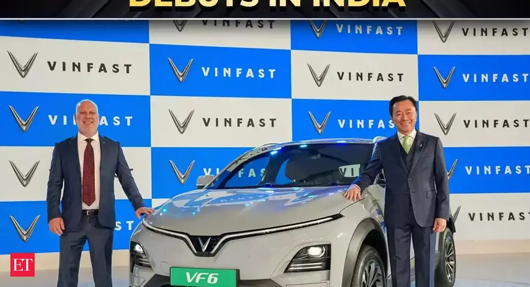 Vietnam’s VinFast accelerates EV ambitions in India as it drives in 2 green SUVs to market