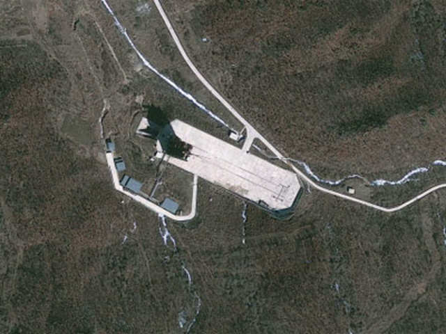 Satellite launch pad in North Korea