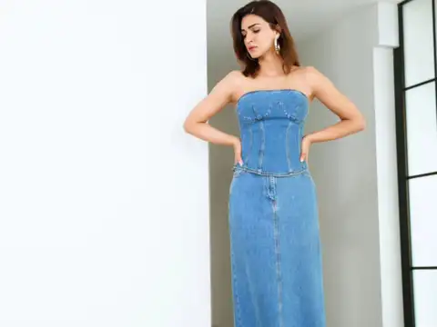 Kriti&rsquo;s denim elegance