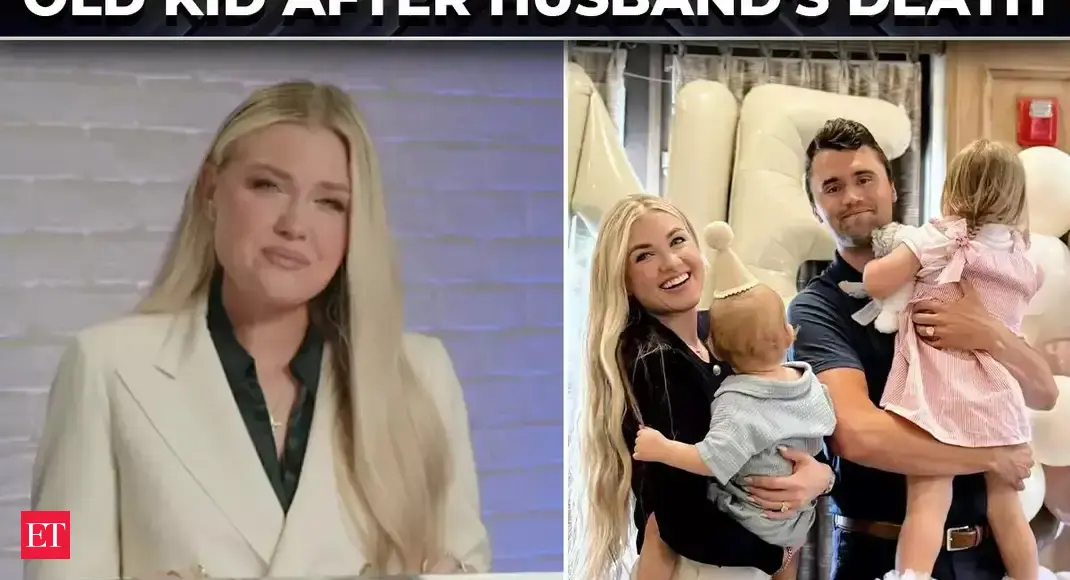 charlie kirk assassination: 'He's on a work trip with…': Charlie Kirk's  wife Erika shares what she told their 3-yr-old about dad - The Economic  Times Video | ET Now