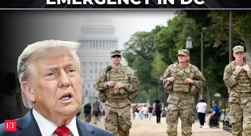 ‘I’ll call a national emergency’: Trump threatens to federalize Washington, D.C. amid ICE row
