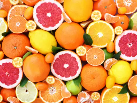 Citrus family: Oranges, grapefruit keep it gentle