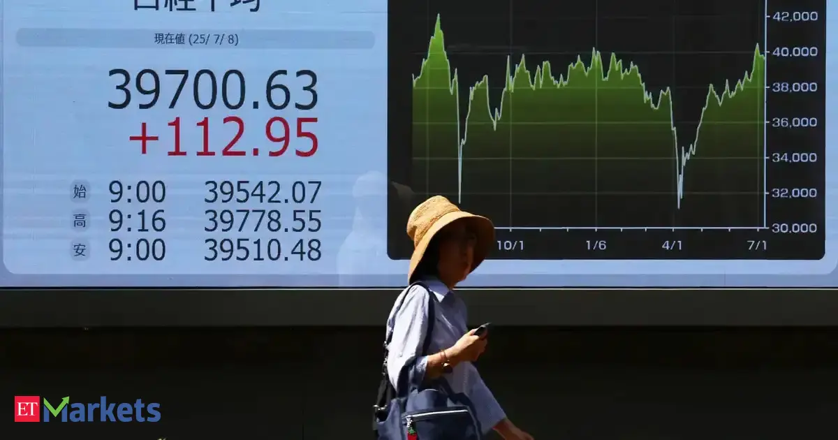 Japan's Nikkei tops 45K, settles at record high for 4th day ahead of Fed decision