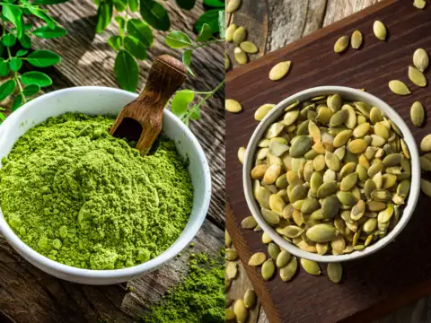 Moringa and Pumpkin Seeds