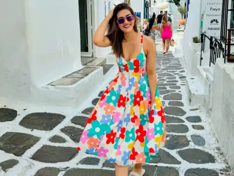 Floral breezy dress