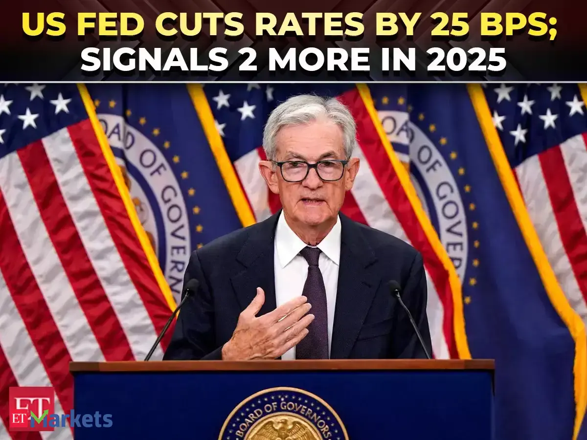 US Fed cuts interest rates by 25 Bps; Jerome Powell hints, 'two more in ...