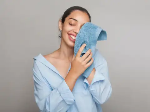 Soft towel drying
