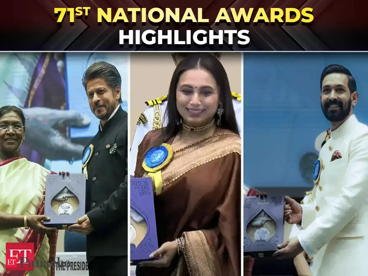 71st National Film Awards: SRK, Rani, 12th Fail sweep top honours ...