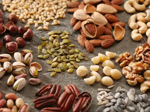 High‑phytate grains, nuts, and seeds (when unsoaked)