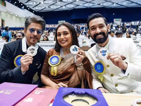 Best Actress: Rani Mukerji shines - 71st National Film Awards 2025: How much prize money Shah Rukh Khan, Rani Mukerji and Vikrant Massey won | The Economic Times