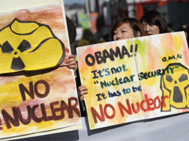 Protests in Seoul against 2012 Seoul Nuclear Security Summit