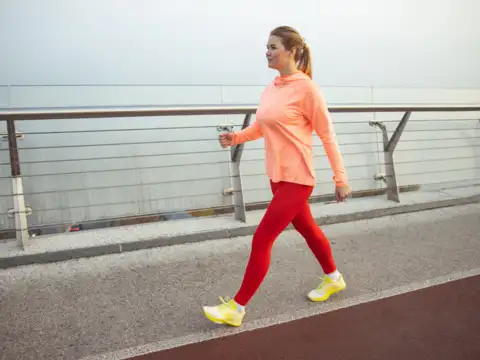  Brisk walking most days