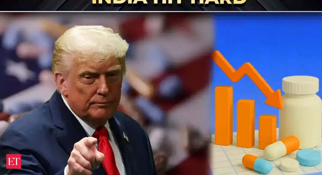 After 50% tariff and H1B restrictions, Trump puts 100% duty on branded pharma: Indian stocks tumble