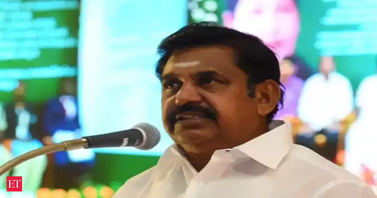 E. Palaniswami slams DMK, says it will be on ventilator in the next 6 months