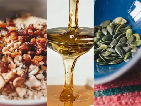 Gather quick and healthy ingredients