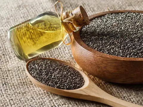 Chia oil spot treatment
