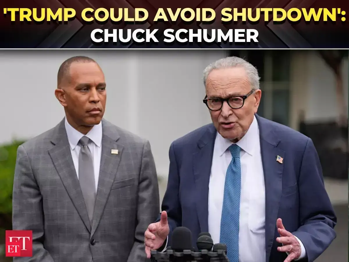 'Trump could avoid shutdown with partial concessions...': Chuck Schumer ...