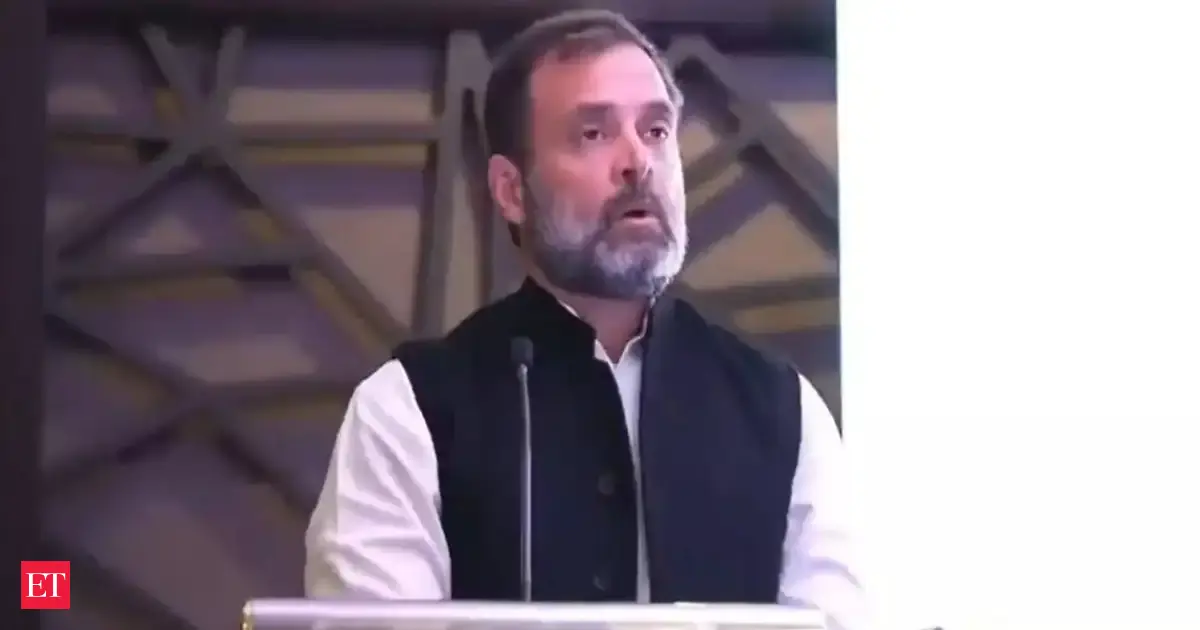 'Cowardice at heart of RSS-BJP ideology,' says Rahul Gandhi in Colombia