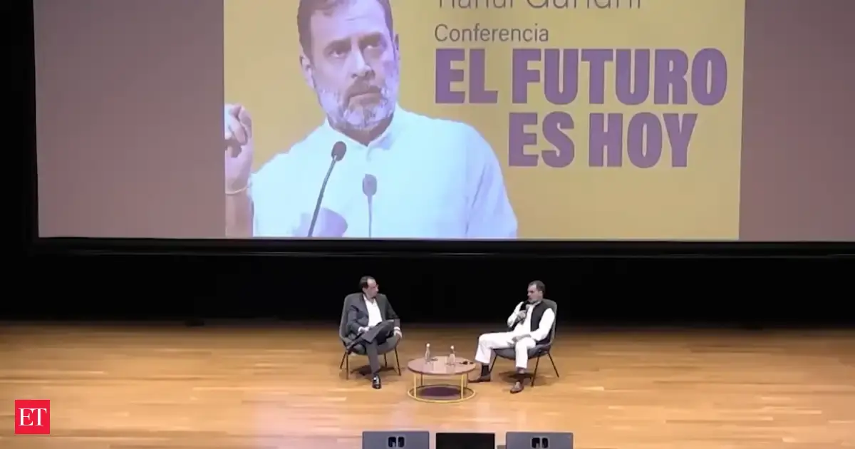 Democracy under attack in India: Rahul Gandhi in Colombia