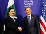 Barack Obama and Syed Yusuf Raza Gilani