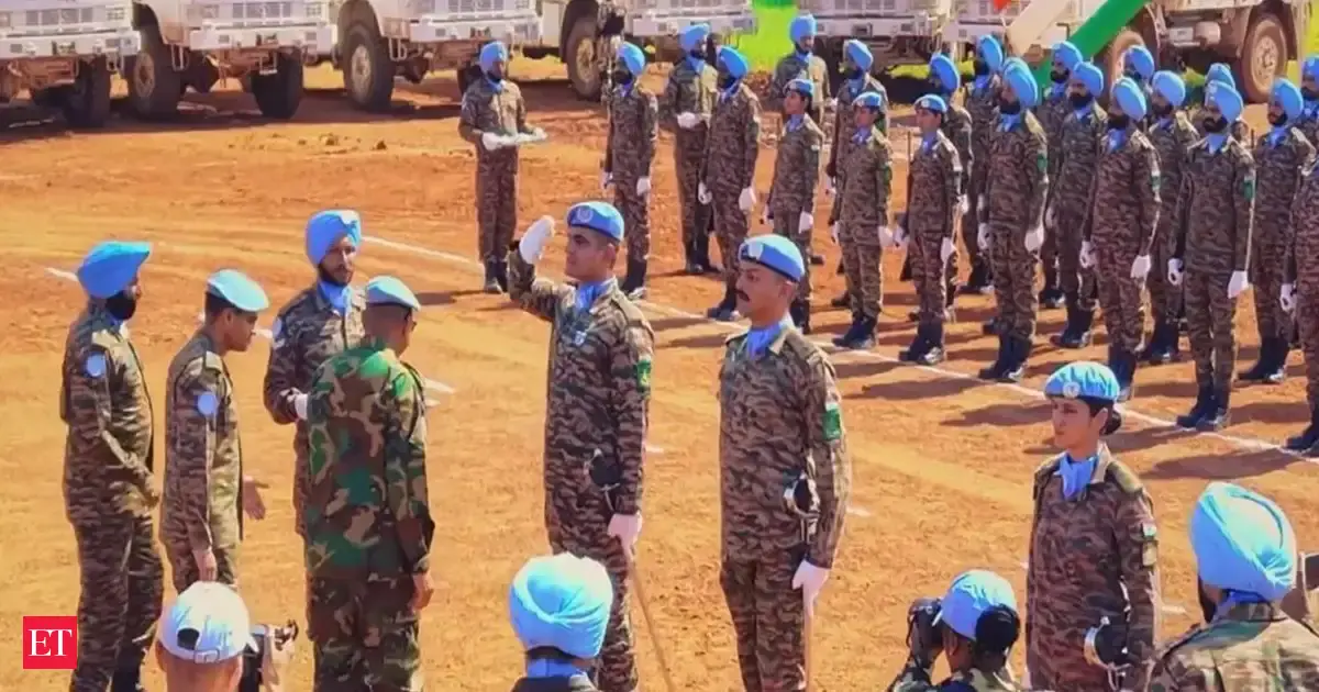 Indian peacekeepers honoured for dedicated service by UNISFA