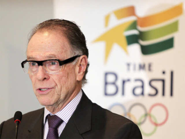 Brazilian Olympic Committee President Nuzman at a news conference