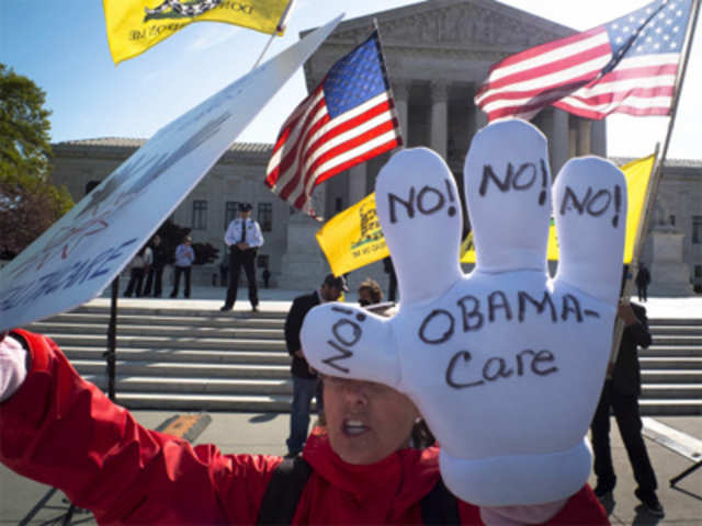 Tea-Party supporters protest