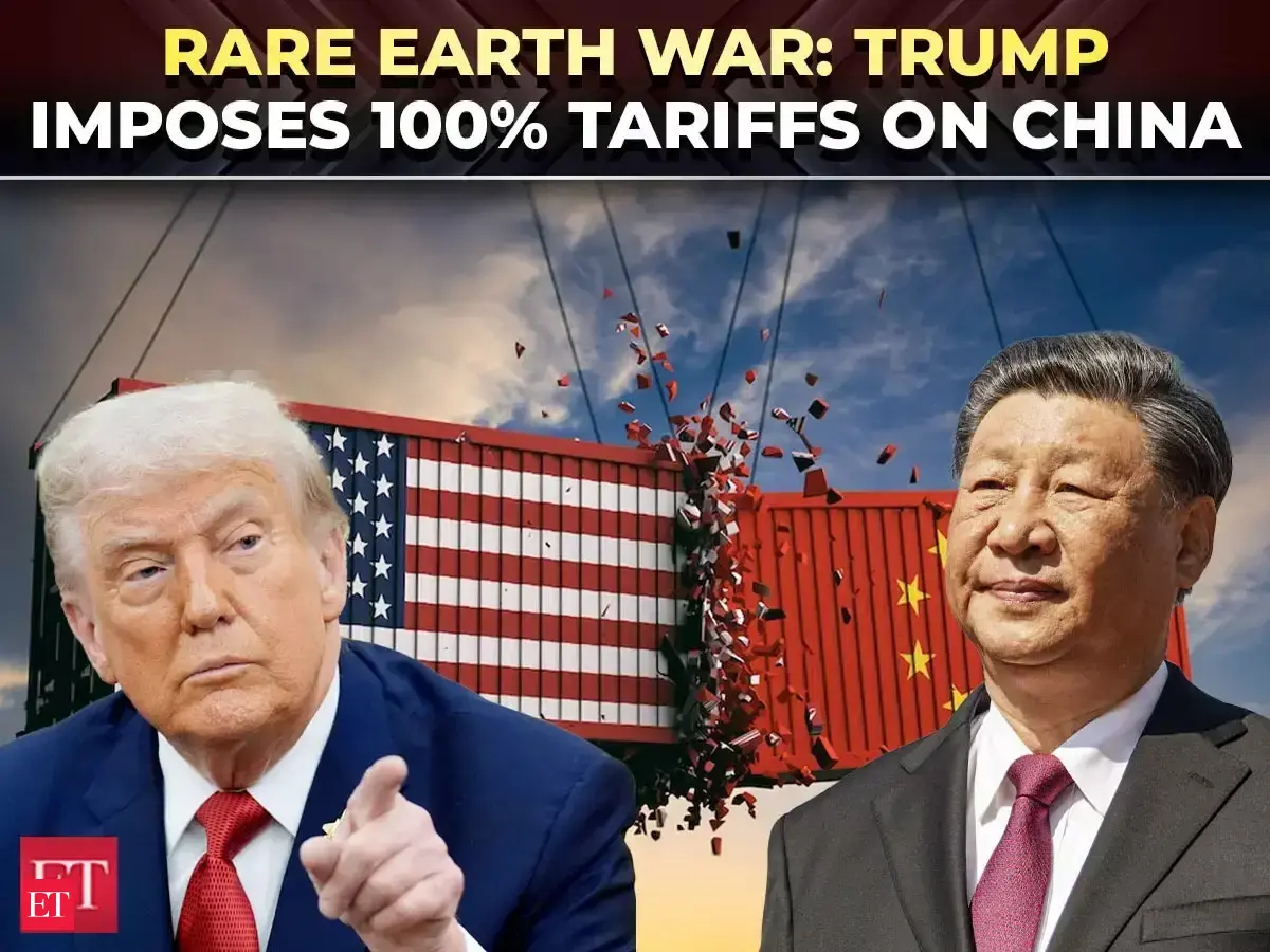 ‘Hostile move by China’: Trump hits back with 100% tariffs on rare ...