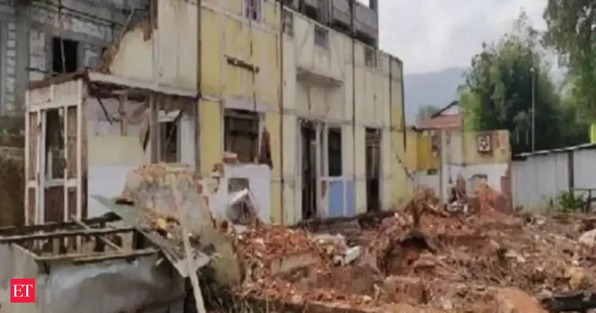 Manipur government justifies demolition of historic Rajbari in Shillong