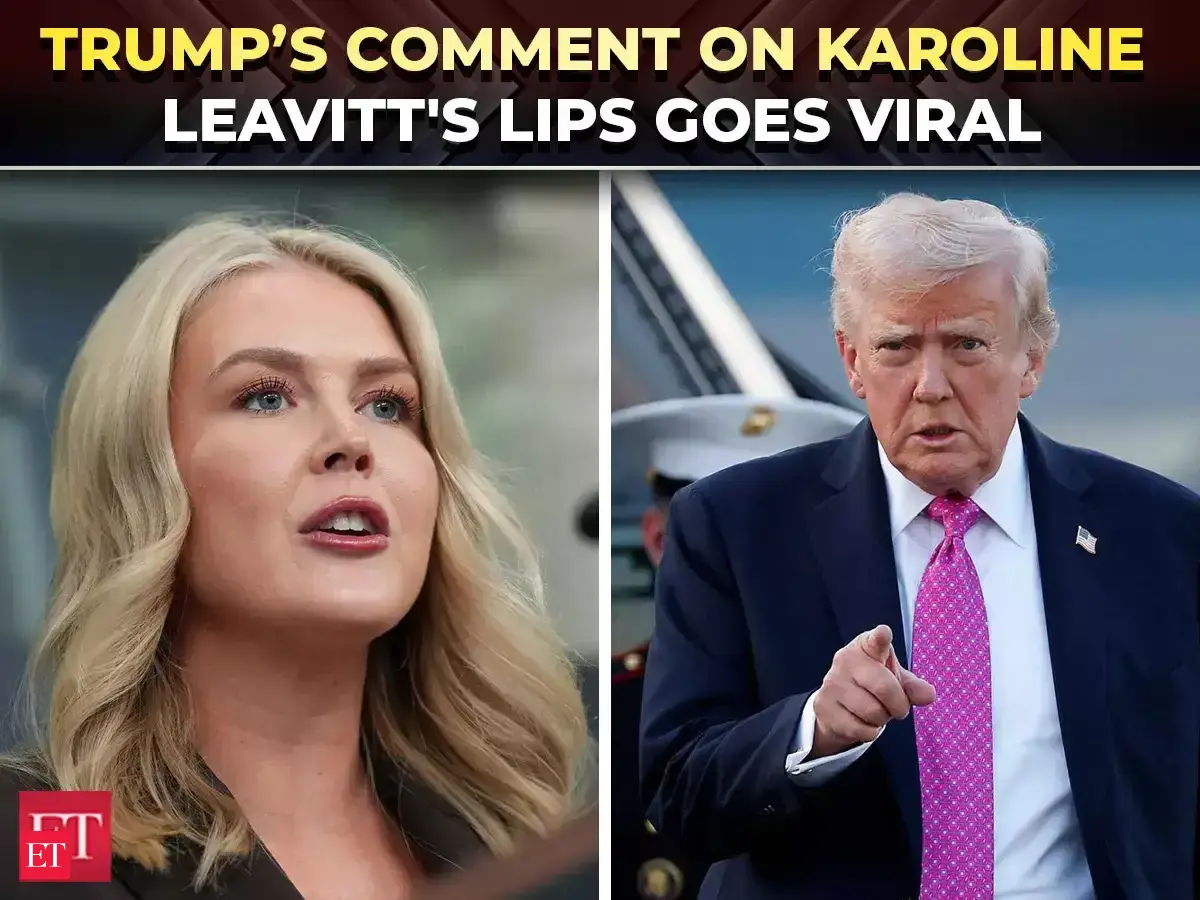 Karoline Leavitt: 'Leavitt’s lips move like…': Trump again praises ...