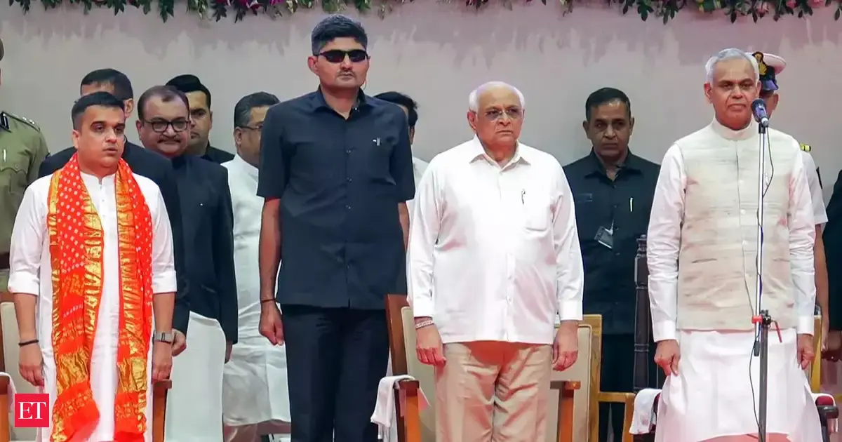Gujarat CM Bhupendra Patel brings 19 new faces, Harsh Sanghavi sworn in as Dy CM