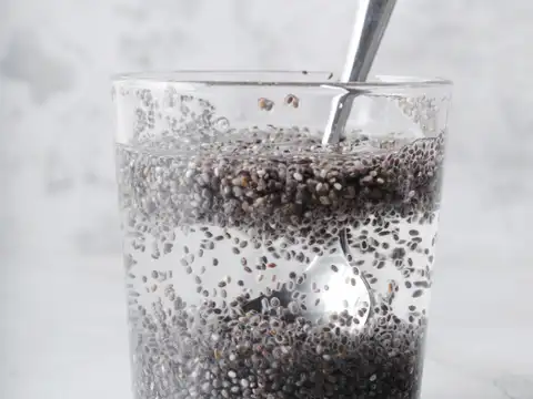 Chia seed water instead of fruit juice