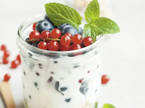 Yogurt + Fruits instead of milkshake