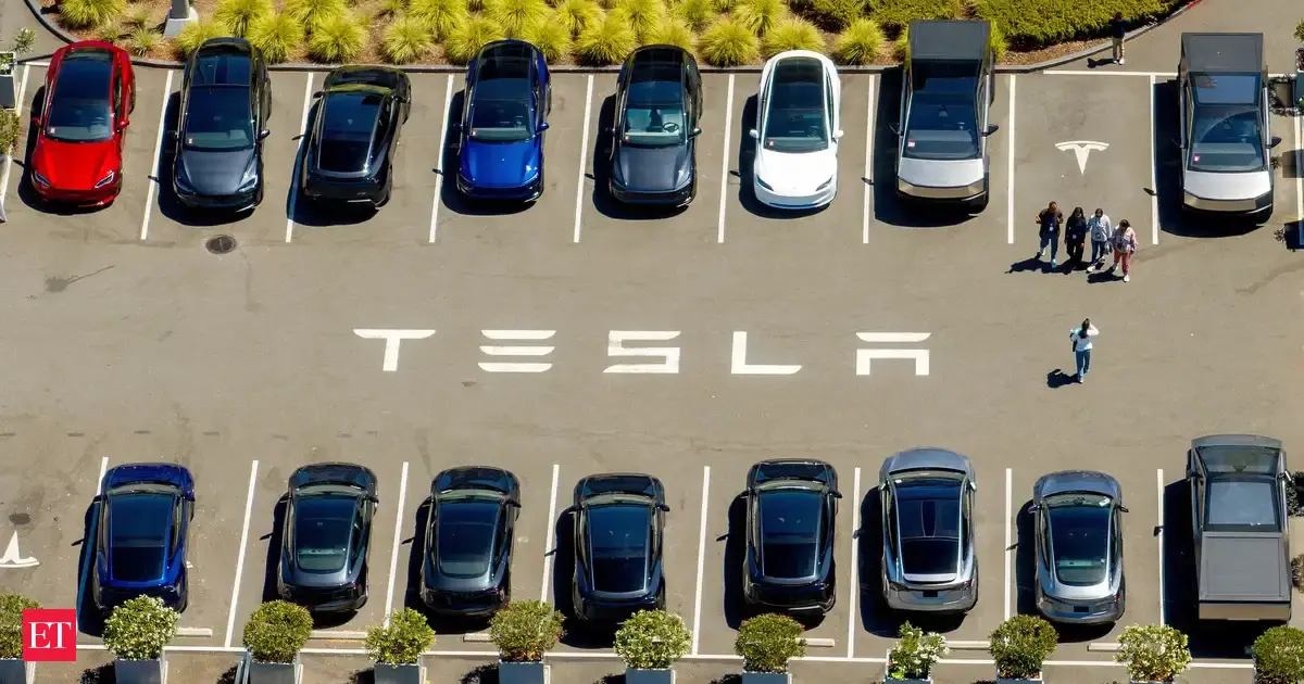 Tesla share price: Tesla stock price down, all eyes on Elon Musk-owned company's earnings results