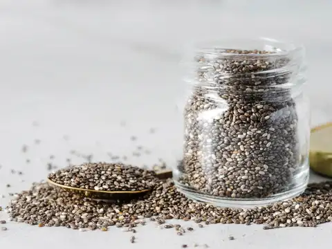 Chia and basil seeds