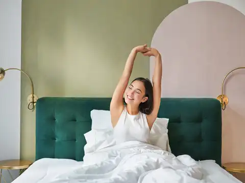 You wake up fresh