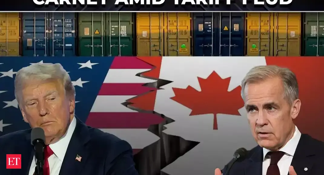 ‘Não quero vê-lo!’: Trump zomba do primeiro-ministro canadense Carney, chama o anúncio antitarifário de ‘piscina suja’ – The Economic Times Video ‘Não quero vê-lo!’: Trump zomba do primeiro-ministro canadense Carney, chama o anúncio antitarifário de ‘piscina suja’ – The Economic Times Video
