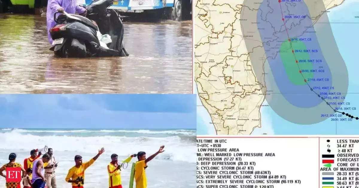 Previsão do tempo do ciclone Montha: verifique a previsão para UP, Delhi, Gujarat, Rajasthan, Maharashtra, Karnataka e outros estados afetados pela chuva Previsão do tempo do ciclone Montha: verifique a previsão para UP, Delhi, Gujarat, Rajasthan, Maharashtra, Karnataka e outros estados afetados pela chuva
