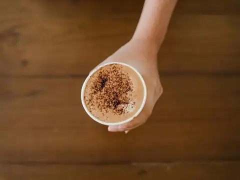 Stir in a dash of cocoa powder