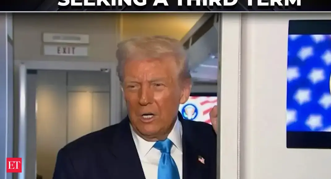 ‘Pena que não posso concorrer, mas veremos o que acontece’: Trump sobre um potencial terceiro mandato – The Economic Times Video ‘Pena que não posso concorrer, mas veremos o que acontece’: Trump sobre um potencial terceiro mandato – The Economic Times Video