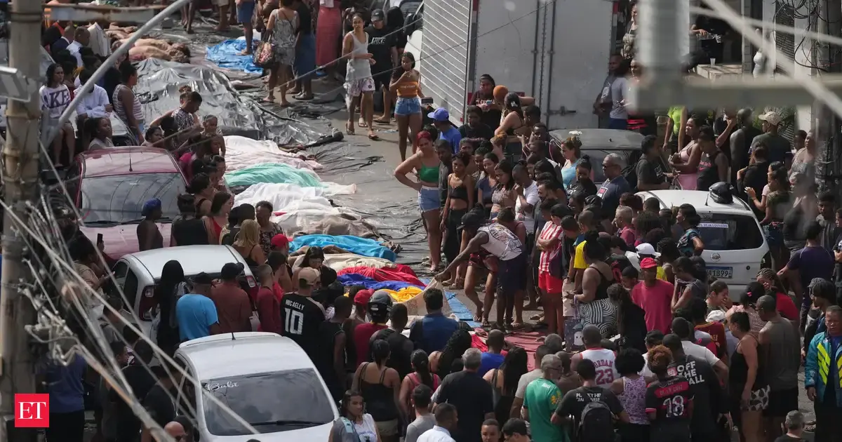 Protests erupt after police raid in Brazil leaves 119 dead and draws accusations of excessive force