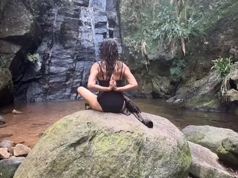 A certified yoga teacher 