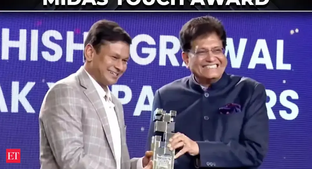Ashish Agrawal of Peak XV wins ET Startup 2025 Midas Touch Award