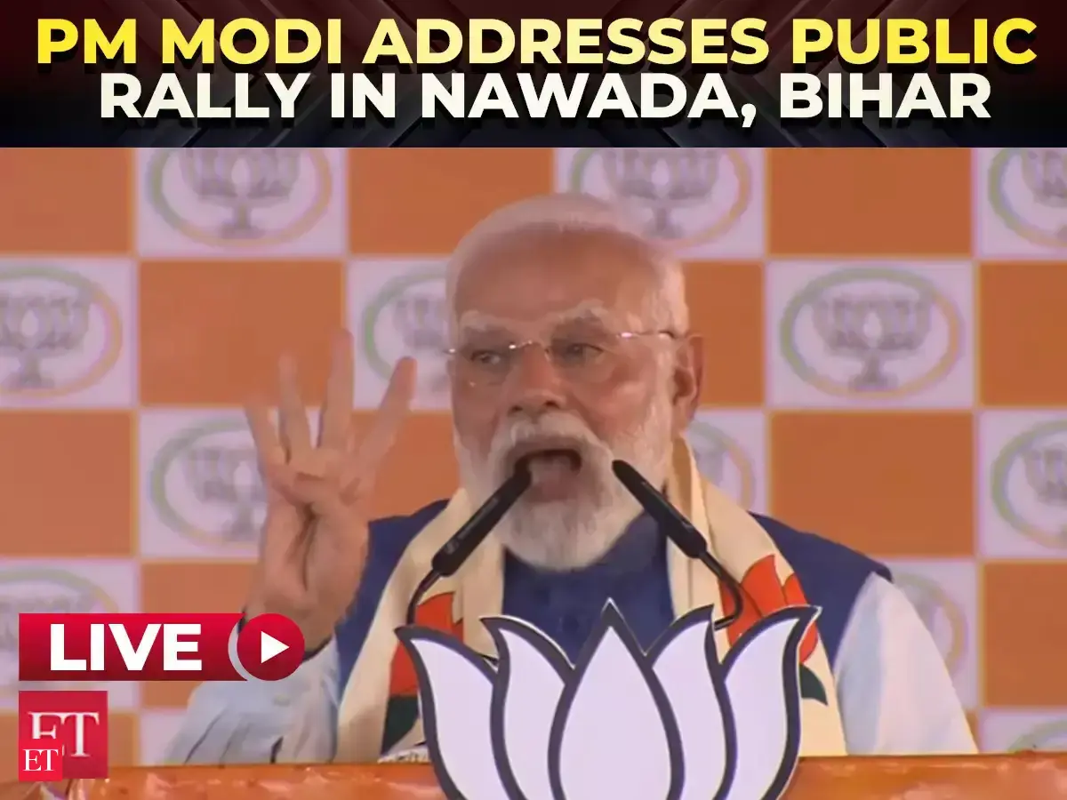 LIVE: PM Narendra Modi addresses public rally in Nawada, Bihar - The ...